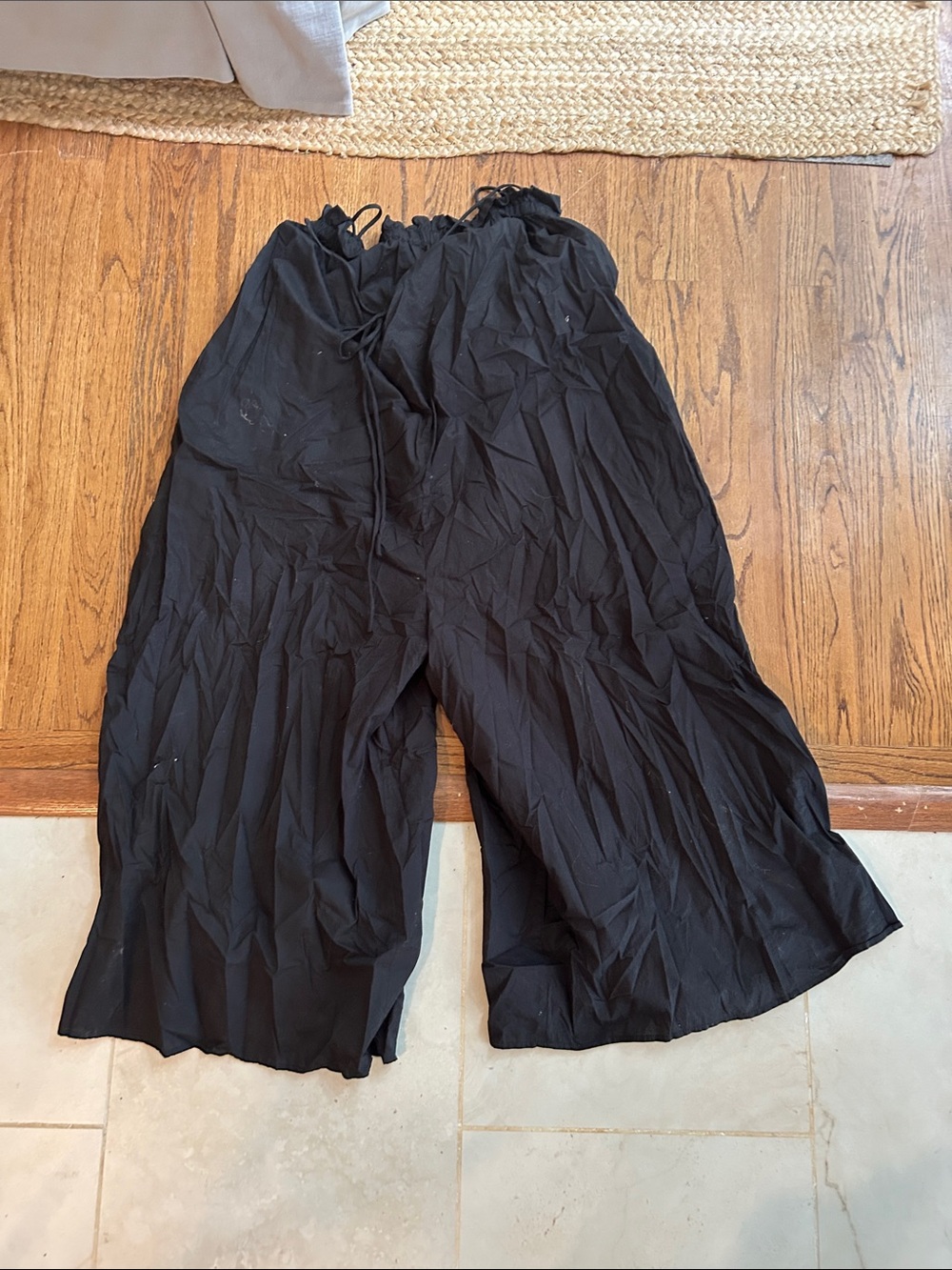 Everlane black romper